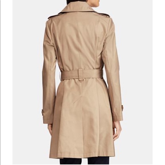 🚨LAST CHANCE🚨 Ralph Lauren Belted Trench Coat Sand - Picture 2 of 10